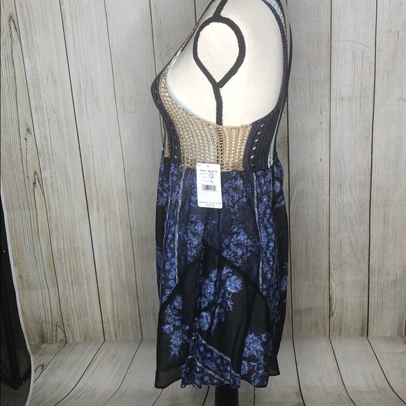 Free People Katie Crochet Mini Dress - Picture 4 of 8